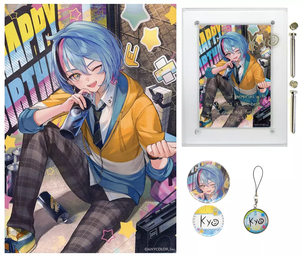 グッズセット　金子鏡 誕生日グッズフルセット 「バーチャルYouTuber にじさんじ NIJISANJI EN 金子鏡 誕生日2023」