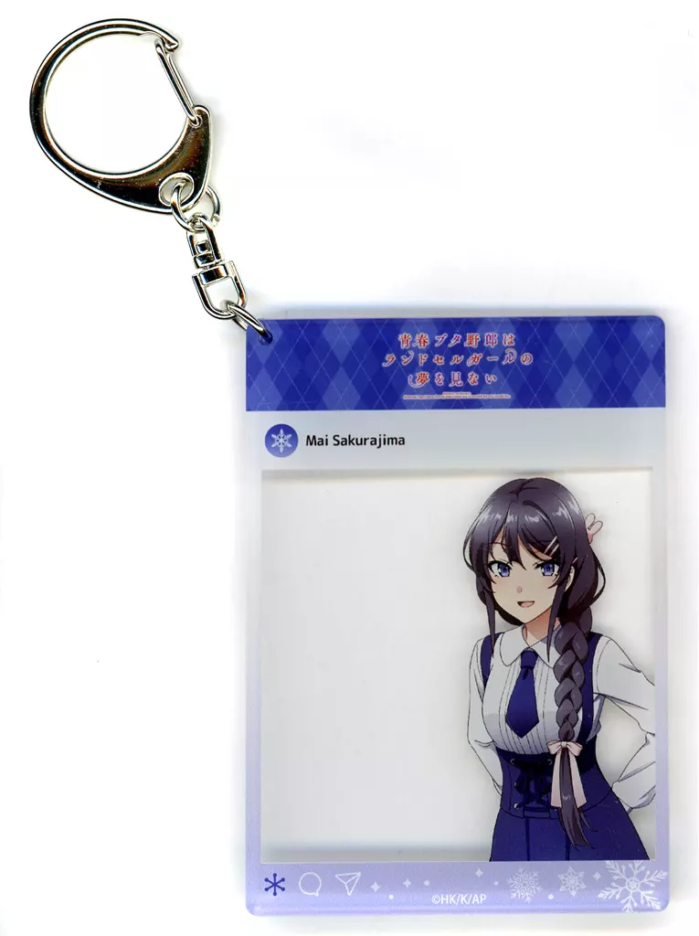 桜島麻衣 SNS風 Snow ver. 「青春ブタ野郎はランドセルガールの夢を見ない ポップアップストア in ゲーマーズ」