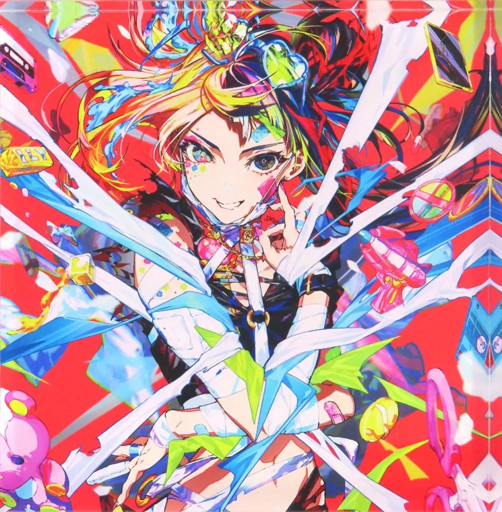 PINK ACRYLIC BLOCK 「Mika Pikazo個展 ILY GIRL」
