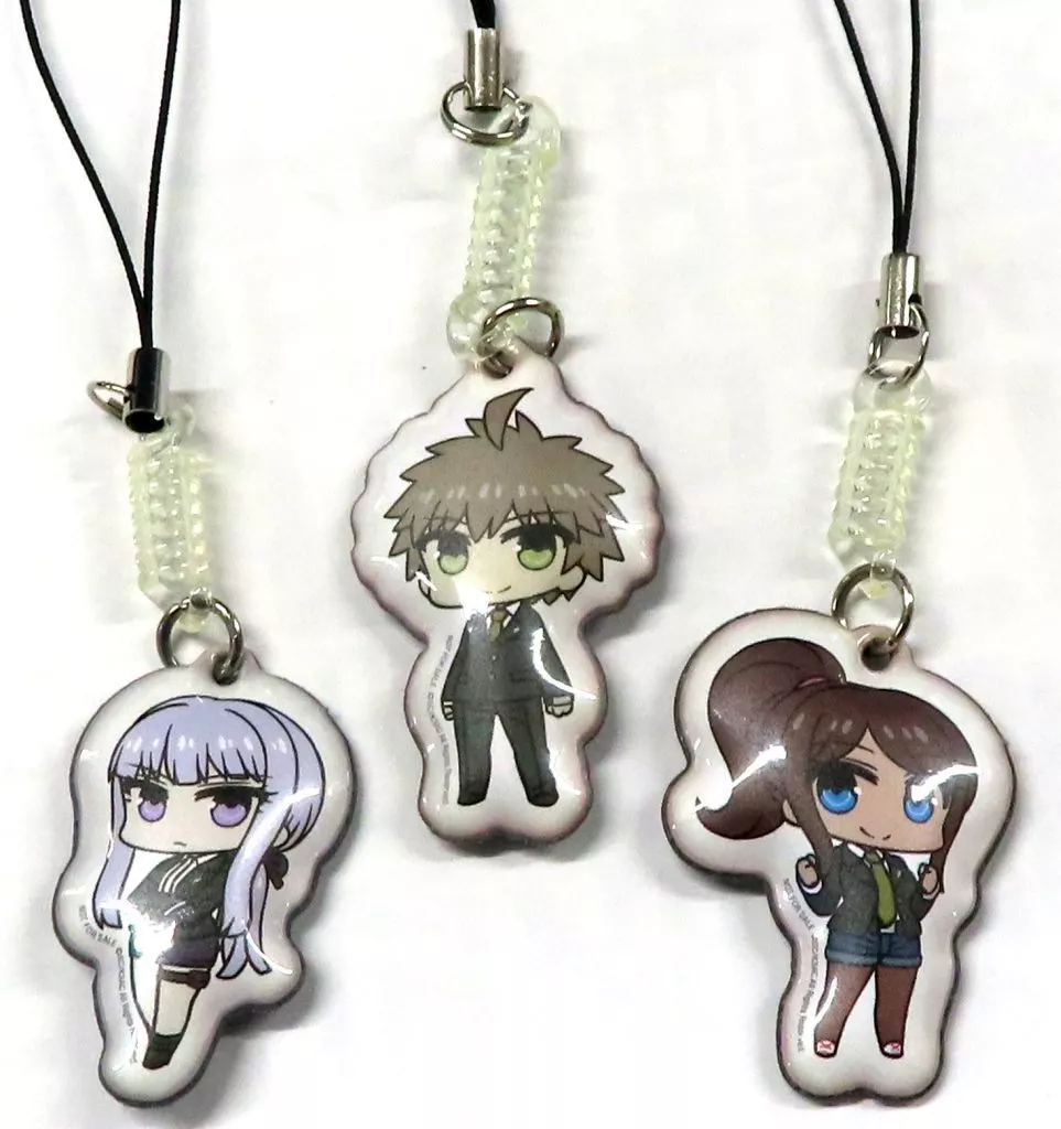 苗木＆霧切＆朝日奈 CHAN×CO描き下ろしぷにキャラチャームクリーナー 「ダンガンロンパ3 -The End of 希望ヶ峰学園- Blu-ray BOX I 初回限定版」 封入特典