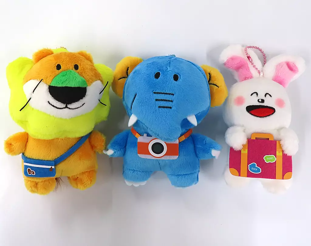 全3種セット ぬいぐるみマスコット 「一番くじ たべっ子どうぶつ ~Tabekko Travel Collection~」 C賞