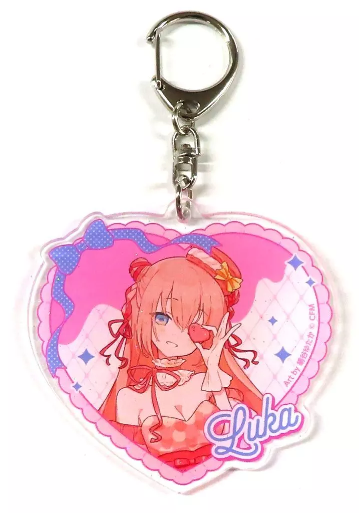 巡音ルカ 「COCOLLABO×piapro 39Culture 2023 EXTRA PARTY ＆ COSPLAY PARTY トレーディング ラメ入りアクリル」