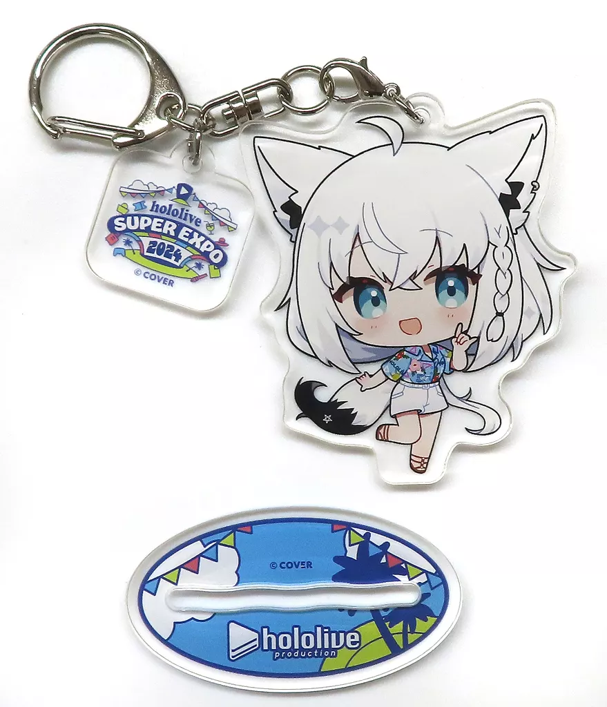 白上フブキ ミニキャラアクリルスタンド 「バーチャルYouTuber ホロライブ hololive SUPER EXPO 2024」