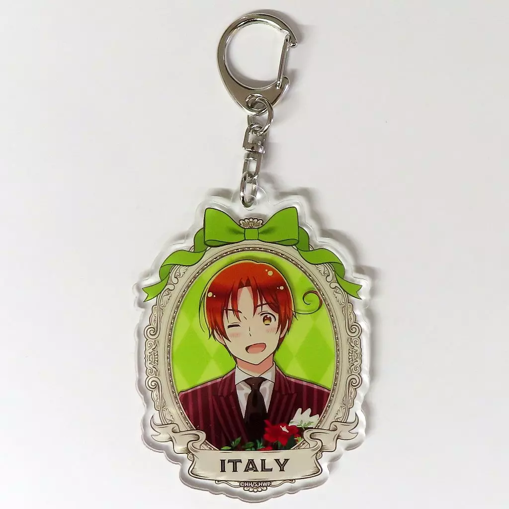 イタリア 「ヘタリア World★Stars Valentine’s Cafe in AMOCAFE池袋店1号店 トレーディングアクリル」