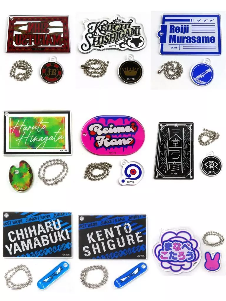 全9種セット 「ジャンケットバンク POP UP SHOP ネームアクリルコレクション」