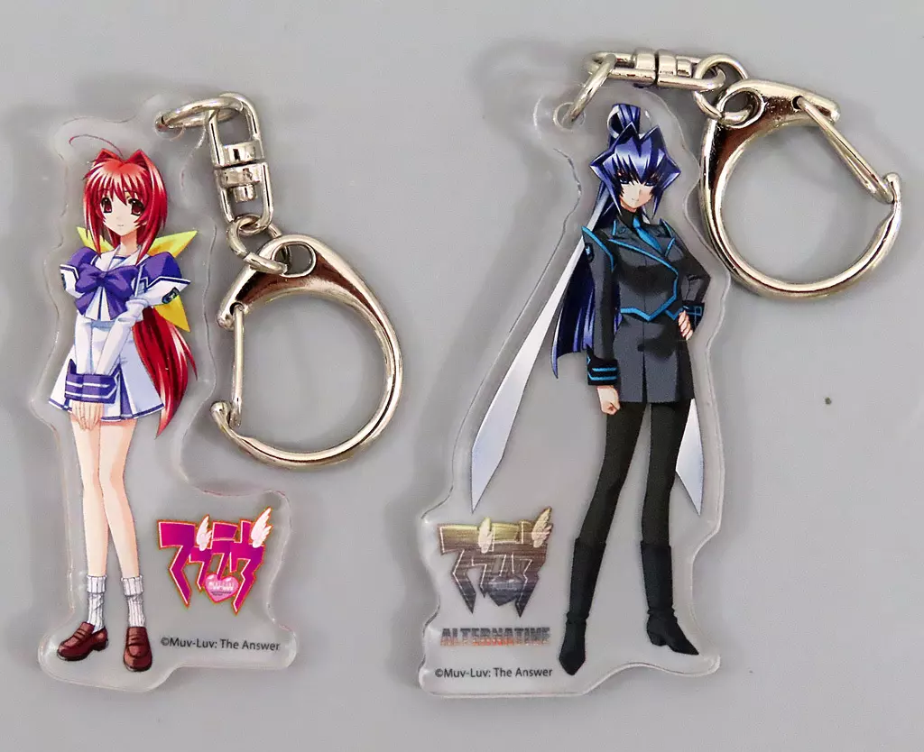 鑑純夏＆御剣冥夜 アクリル2種セット 「Switchソフト Muv-Luv(マブラヴ) 20th Odyssey Box ファミ通DXパック」 同梱特典