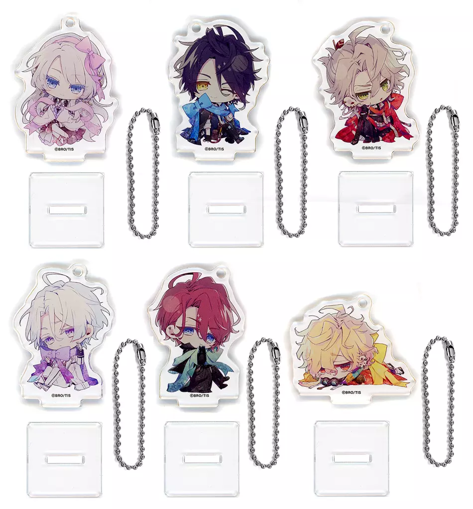 集合 うた氏描きおろしちびキャラアクリルスタンドキーチェーン6個セット 「Switchソフト 泡沫のユークロニア スペシャルステラセット」 同梱特典