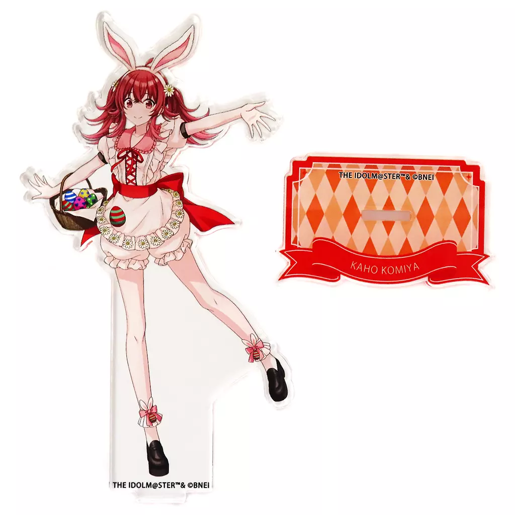 小宮果穂 アクリルスタンド(等身) 「アイドルマスター シャイニーカラーズ×SMILE BASE CAFE 第二弾 Spring Rabbit Party」