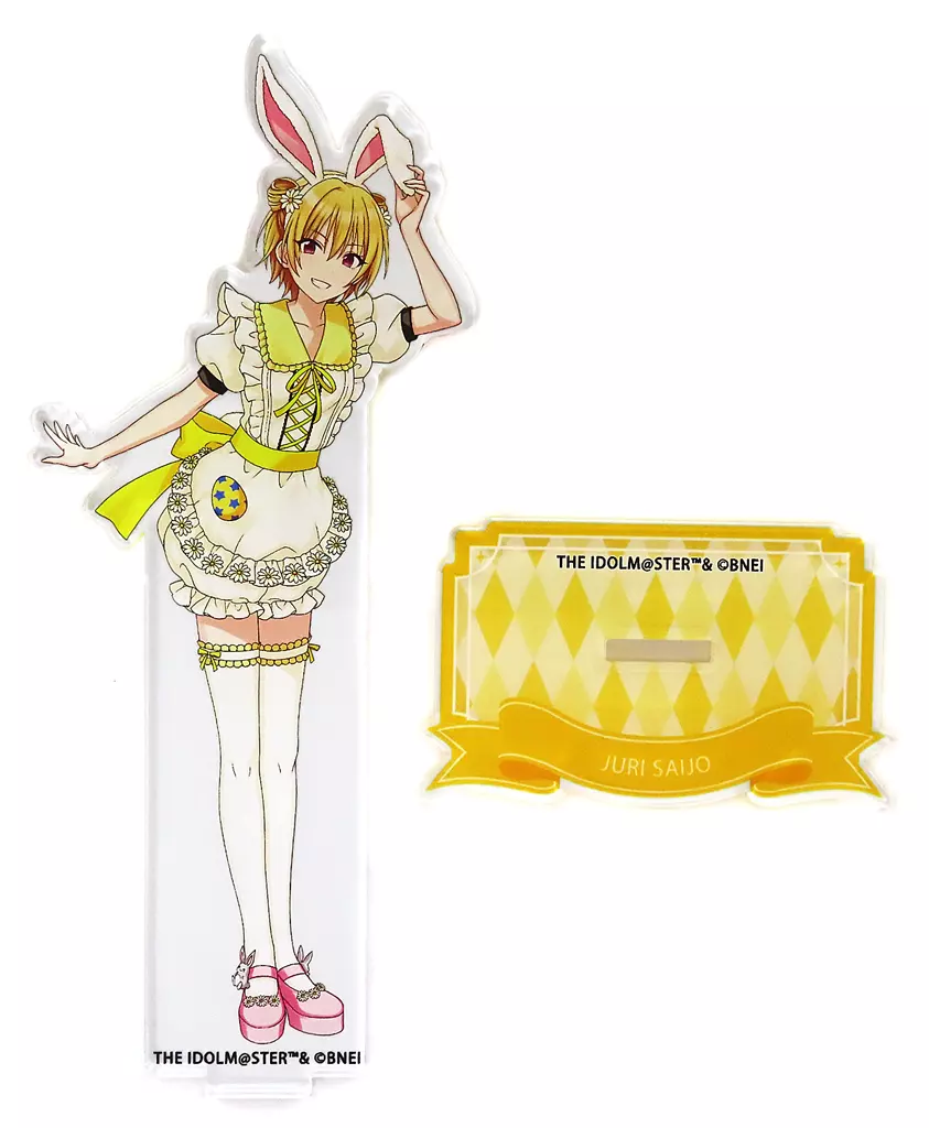 西城樹里 アクリルスタンド(等身) 「アイドルマスター シャイニーカラーズ×SMILE BASE CAFE 第二弾 Spring Rabbit Party」