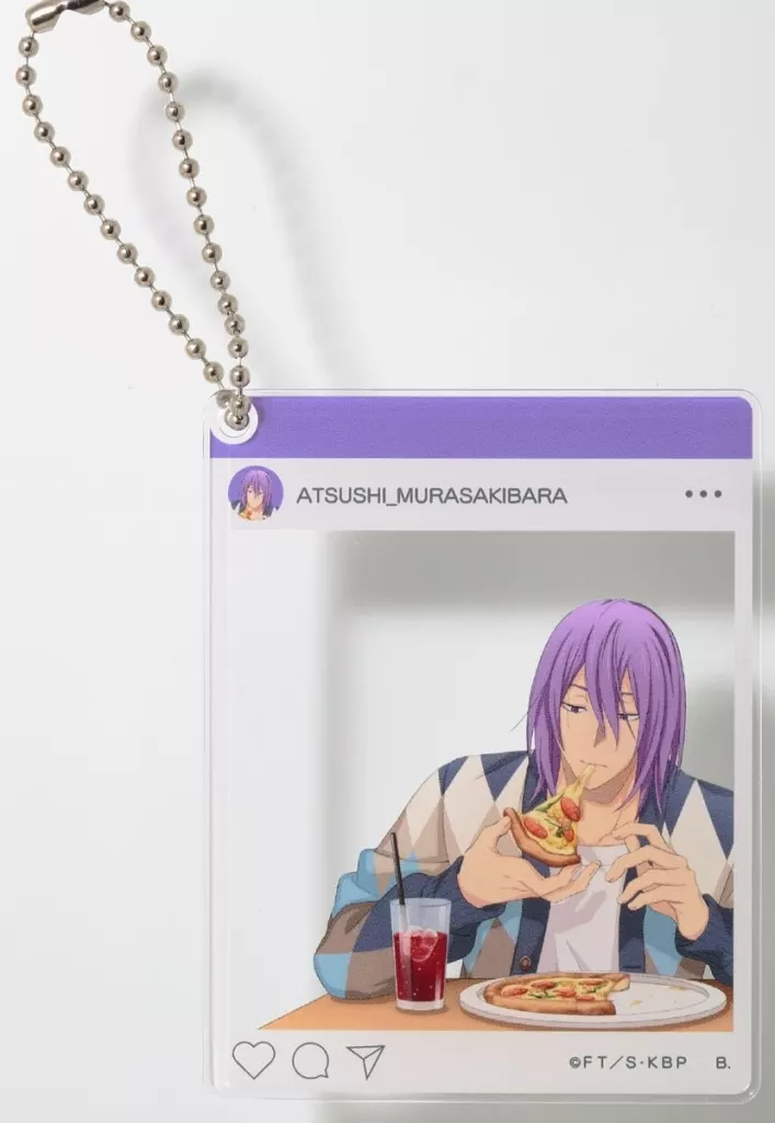 紫原敦 「黒子のバスケ KUROCORZET いただきます!! おでかけキーホルダー」