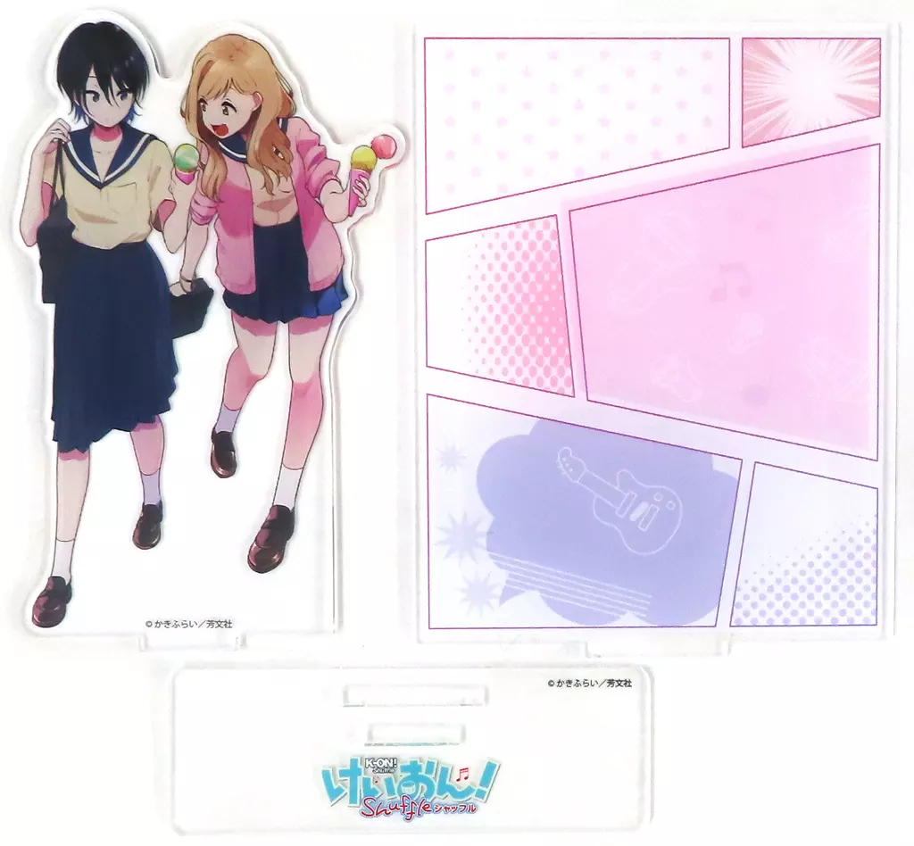 川辺リサ＆大竹蘭花 アクリルジオラマ 「コミックス けいおん!Shuffle 第3巻 ゲーマーズ限定版」 同梱特典_image