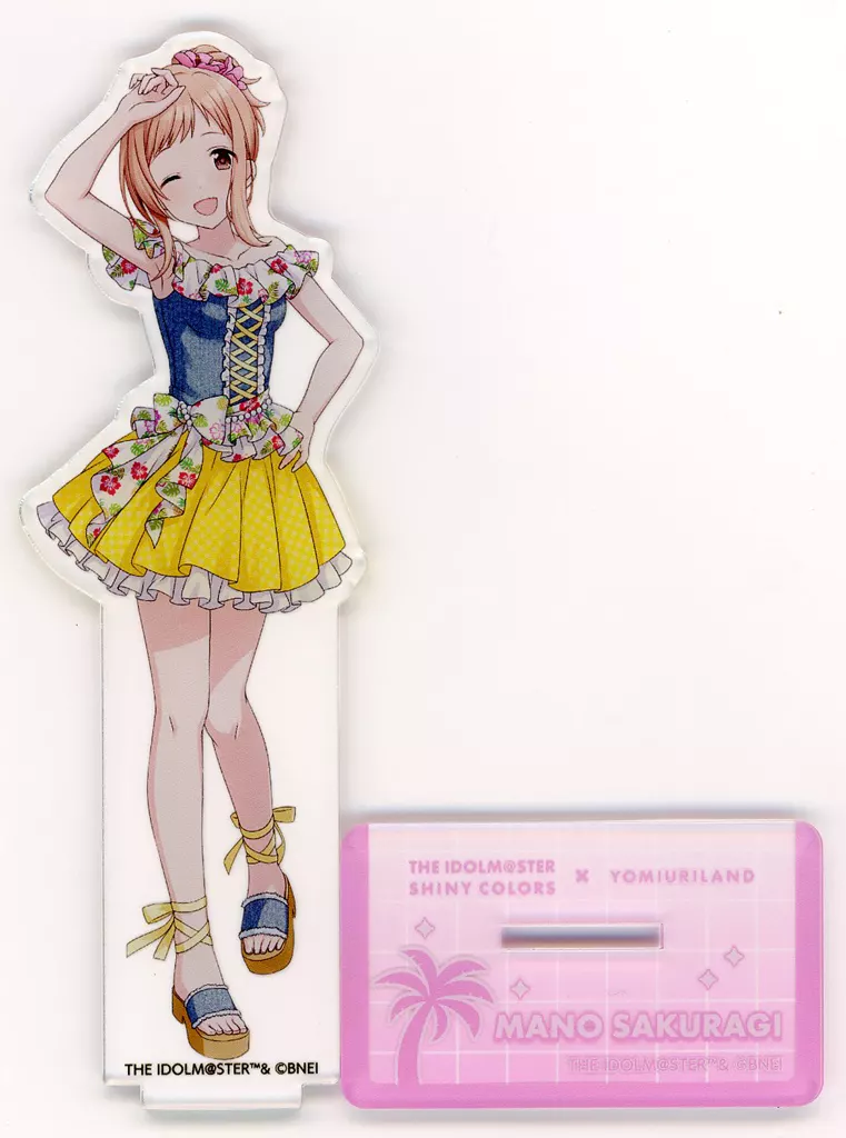 櫻木真乃 アクリルフィギュア tropical style 「アイドルマスター シャイニーカラーズ×よみうりランド」