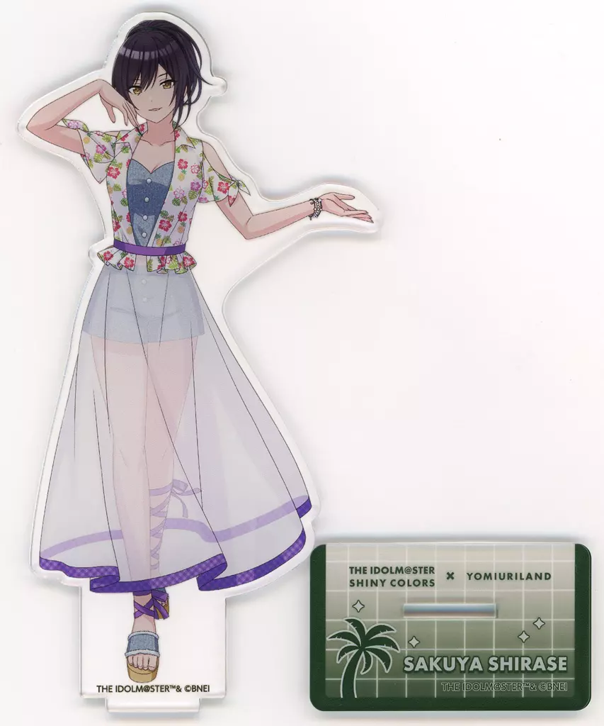白瀬咲耶 アクリルフィギュア tropical style 「アイドルマスター シャイニーカラーズ×よみうりランド」