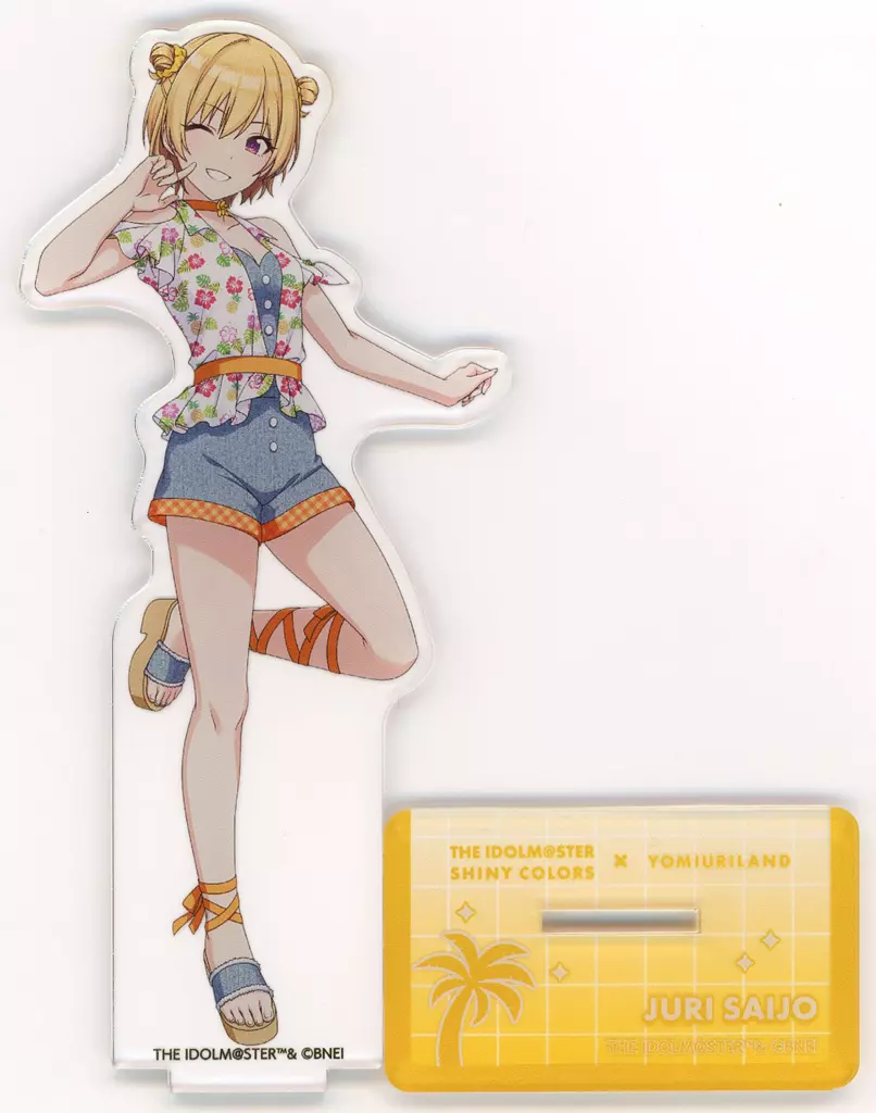 西城樹里 アクリルフィギュア tropical style 「アイドルマスター シャイニーカラーズ×よみうりランド」
