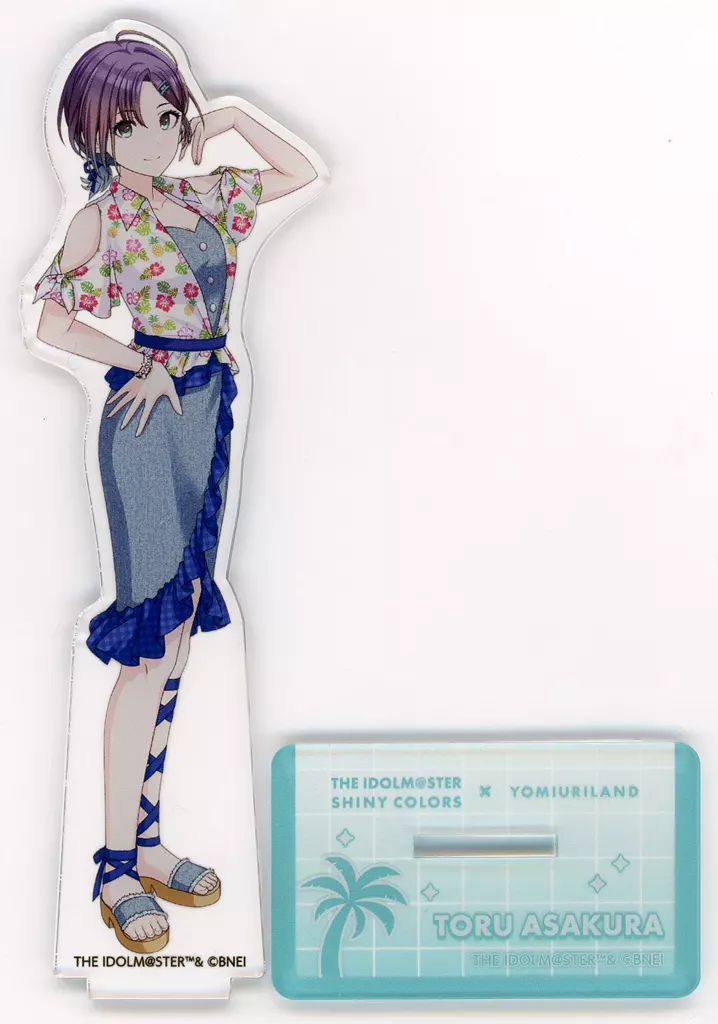 浅倉透 アクリルフィギュア tropical style 「アイドルマスター シャイニーカラーズ×よみうりランド」