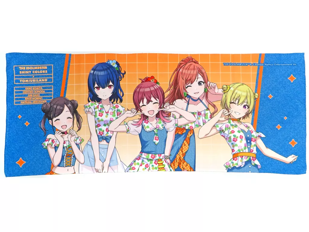 放課後クライマックスガールズ フェイスタオル tropical style 「アイドルマスター シャイニーカラーズ×よみうりランド」