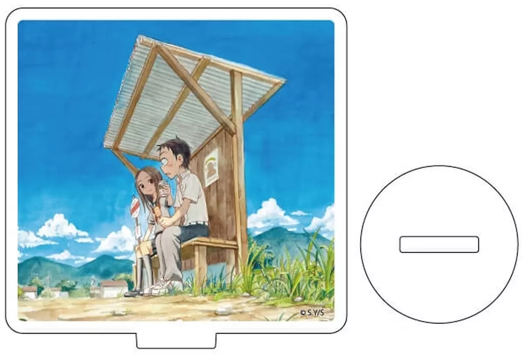 高木さん＆西片(バス停) 「アクリルぷちスタンド からかい上手の高木さん 02.公式イラスト」_image