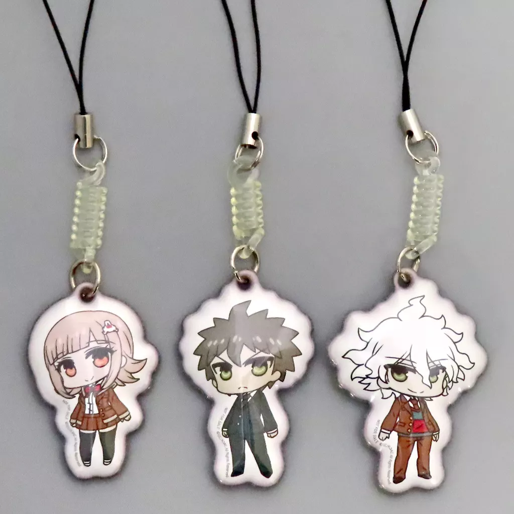 日向＆七海＆狛枝 CHAN×CO描き下ろしぷにキャラチャームクリーナー 「ダンガンロンパ3 -The End of 希望ヶ峰学園- Blu-ray BOX IV 初回限定版」 封入特典