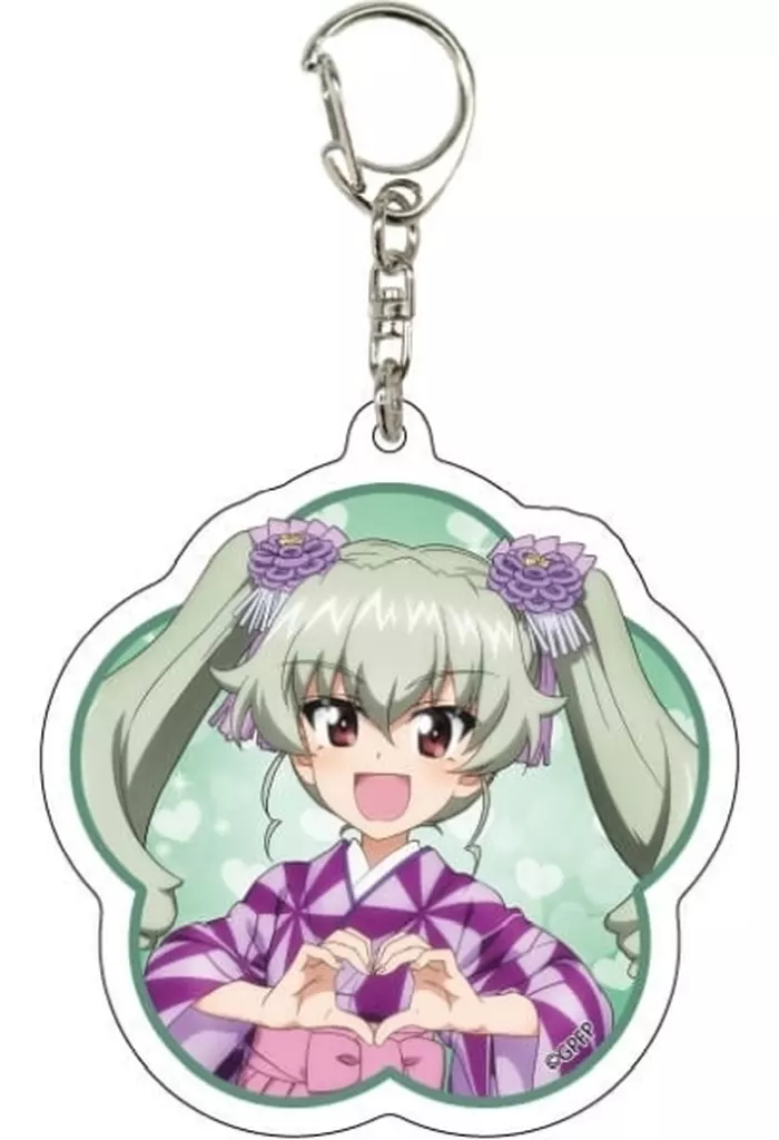 アンチョビ 「ガールズ＆パンツァー 最終章 POP UP SHOP in TSUTAYA アクリル 袴ver. 描き下ろしイラスト」