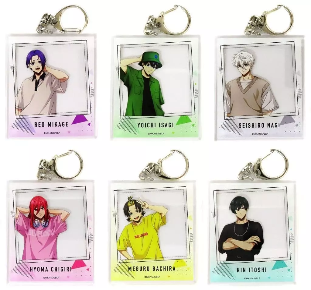 全6種セット 「ブルーロック 大解剖展 POP UP STORE トレーディングアクリル 私服ver.」