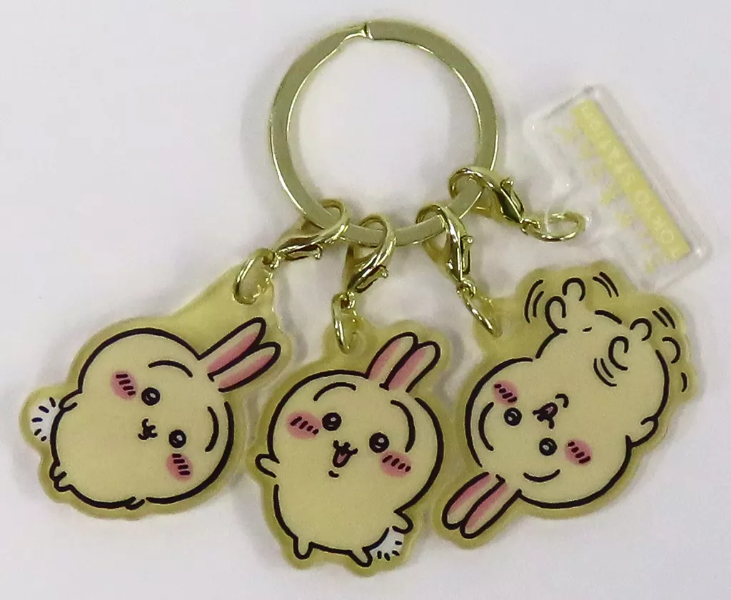 うさぎ 東京みやげ 3連アクリルチャーム 「ちいかわ なんか小さくてかわいいやつ」 ちいかわらんど TOKYO Station リニューアル記念グッズ