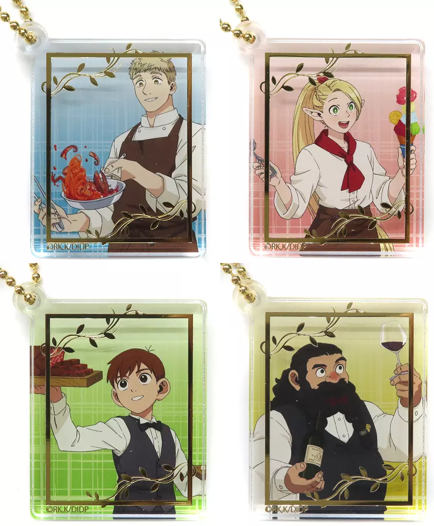 全4種セット 「ダンジョン飯 迷宮探索展 トレーディング箔押し」