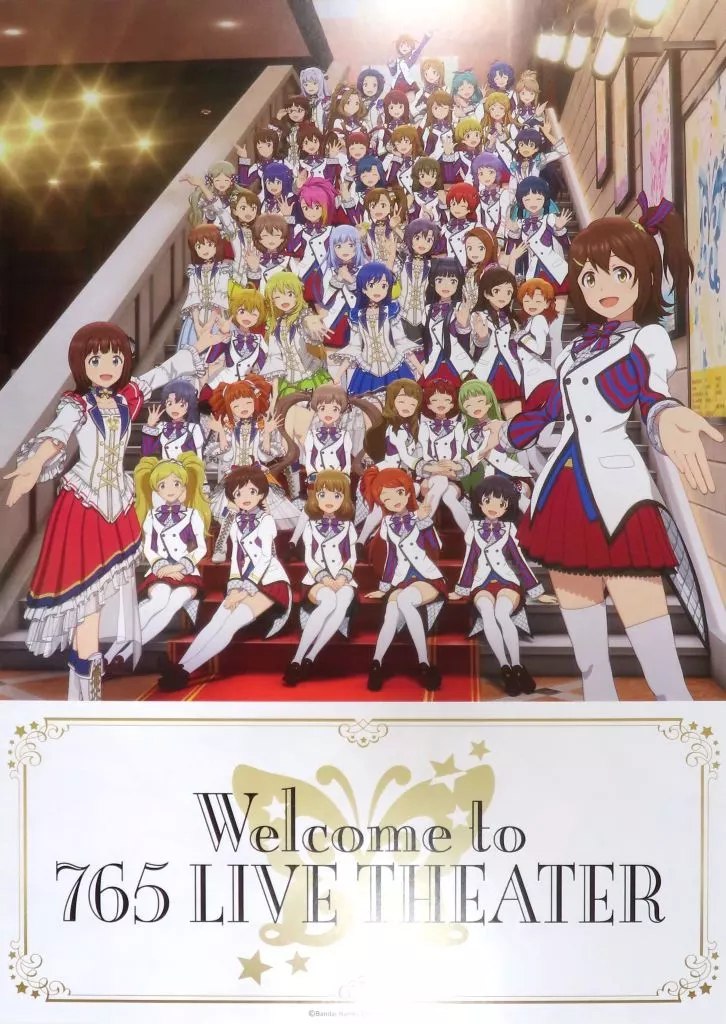 集合 メモリアルA3イラストボード 「Blu-ray アイドルマスター ミリオンライブ!」 アソビストア全巻購入特典