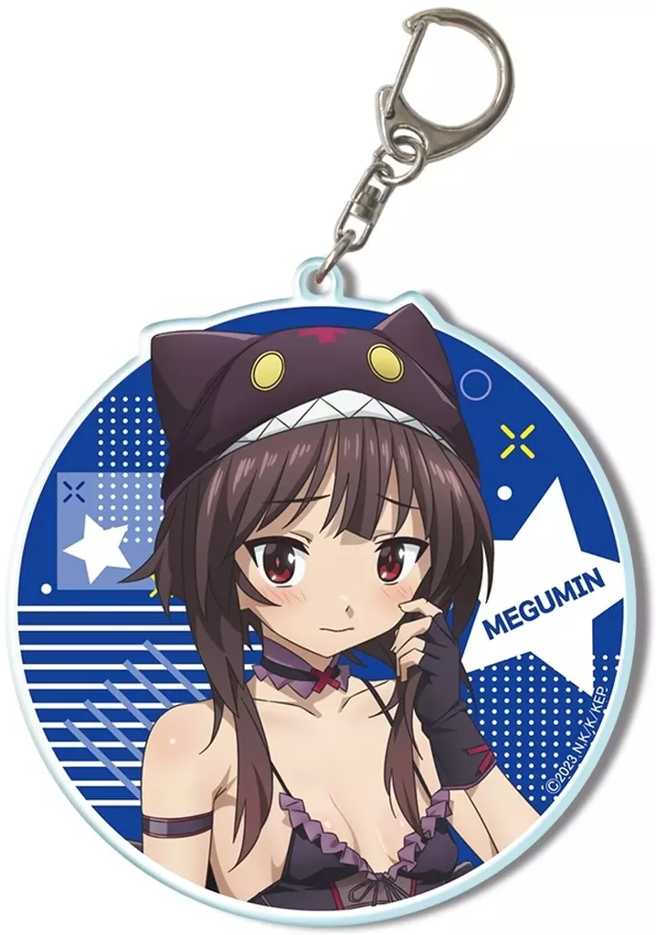 デザイン02(めぐみん/ちょむすけ風水着Ver.) 描き下ろし ビッグアクリル 「この素晴らしい世界に爆焔を!」