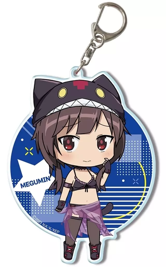 デザイン04(めぐみん/ちびキャラちょむすけ風水着Ver.) ビッグアクリル 「この素晴らしい世界に爆焔を!」