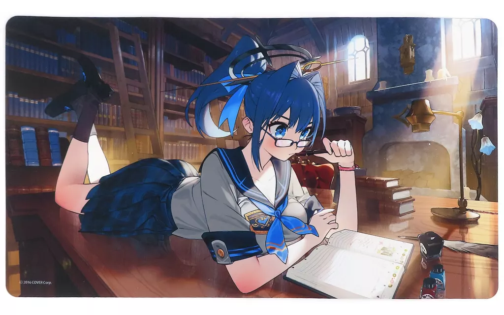 オーロ・クロニー 勉強するんだよ ラバーマット 「バーチャルYouTuber ホロライブEnglish オーロ・クロニー 誕生日記念2024」