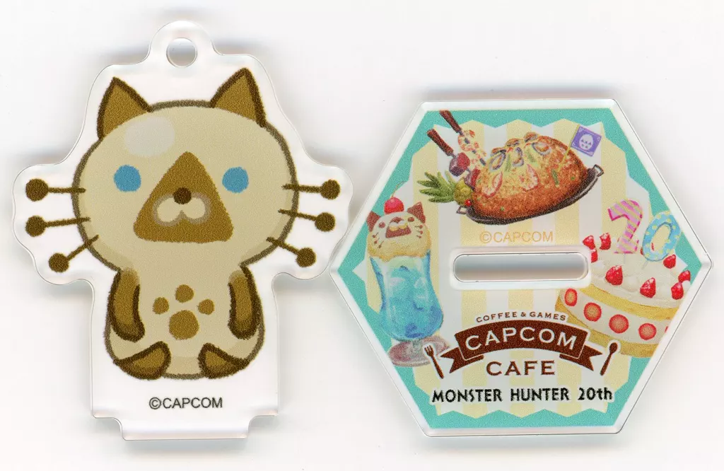 アイルー 「CAPCOM CAFE×モンスターハンター20周年 トレーディングアクリルスタンドA」