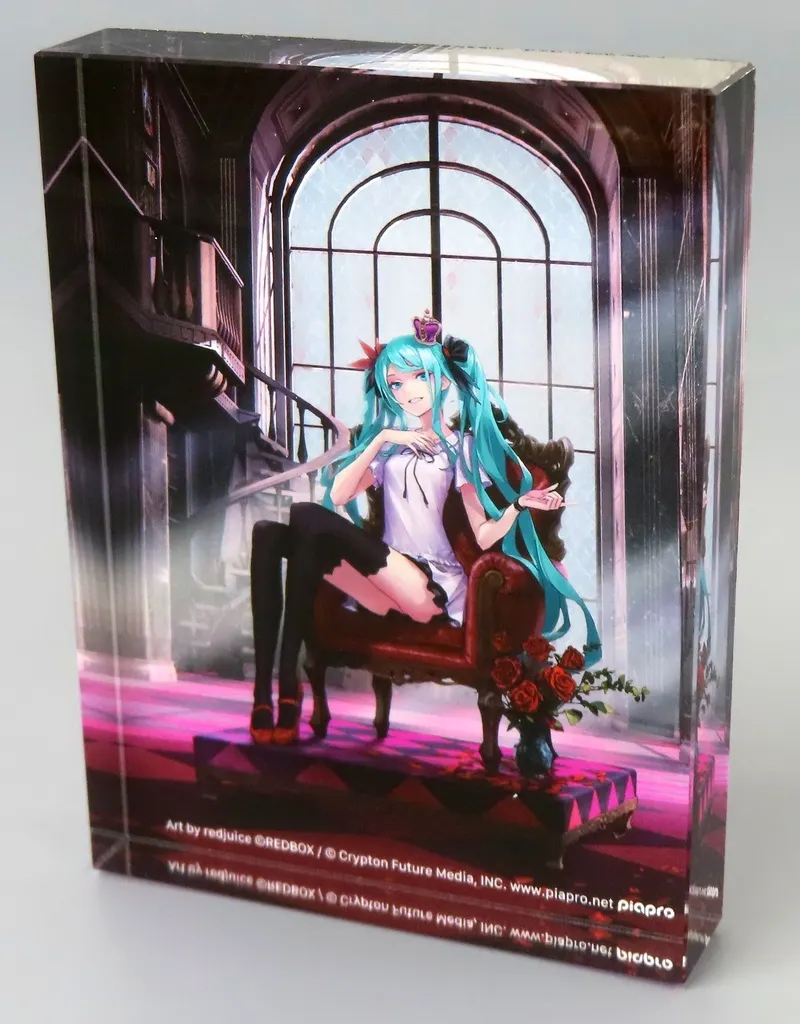初音ミク アクリルアートブロック ワールドイズマイン2024 「REDJUICE ART EXHI-BITION 2024 REDBOX」_img