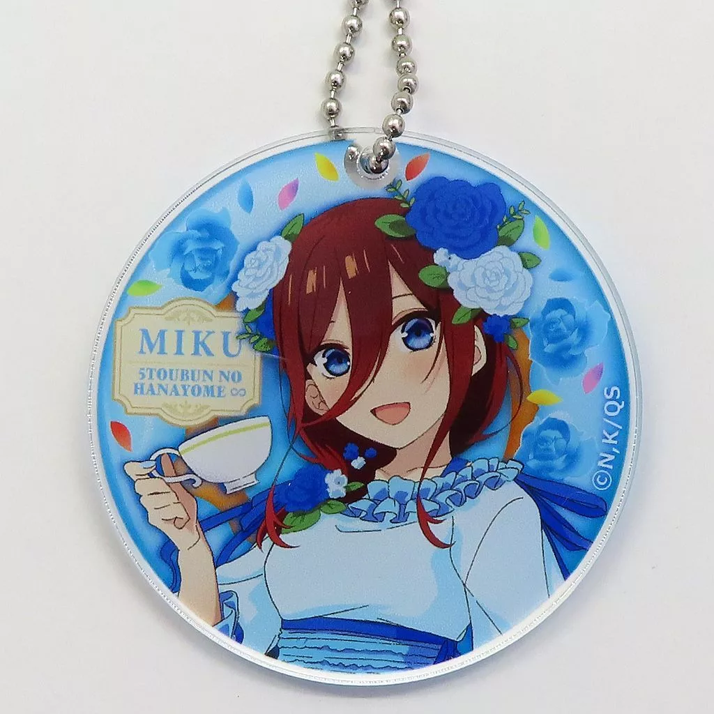 中野三玖 アクリル 「TVスペシャルアニメ 五等分の花嫁∽ ～五つ子のティーパーティー～ in 有楽町マルイ Anisugarドーナツ 五つ子のティーパーティー」 同梱品