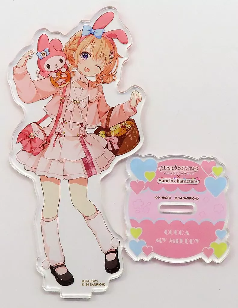 ココア＆マイメロディ アクリルスタンドフィギュア 「ご注文はうさぎですか? BLOOM×サンリオキャラクターズ POP-UP SHOP」_image
