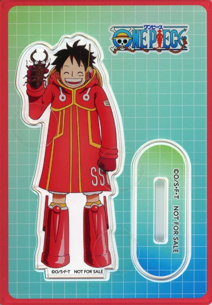 アクリルスタンド・アクリルパネル　[単品] モンキー・D・ルフィ(エッグヘッド編) アクリルスタンド 「CD ワンピース OPテーマ きただにひろし / あーーっす!/ワンピース EDテーマ 大槻マキ / Dear sunrise」 OP＆EDテーマ連動予約購入特典