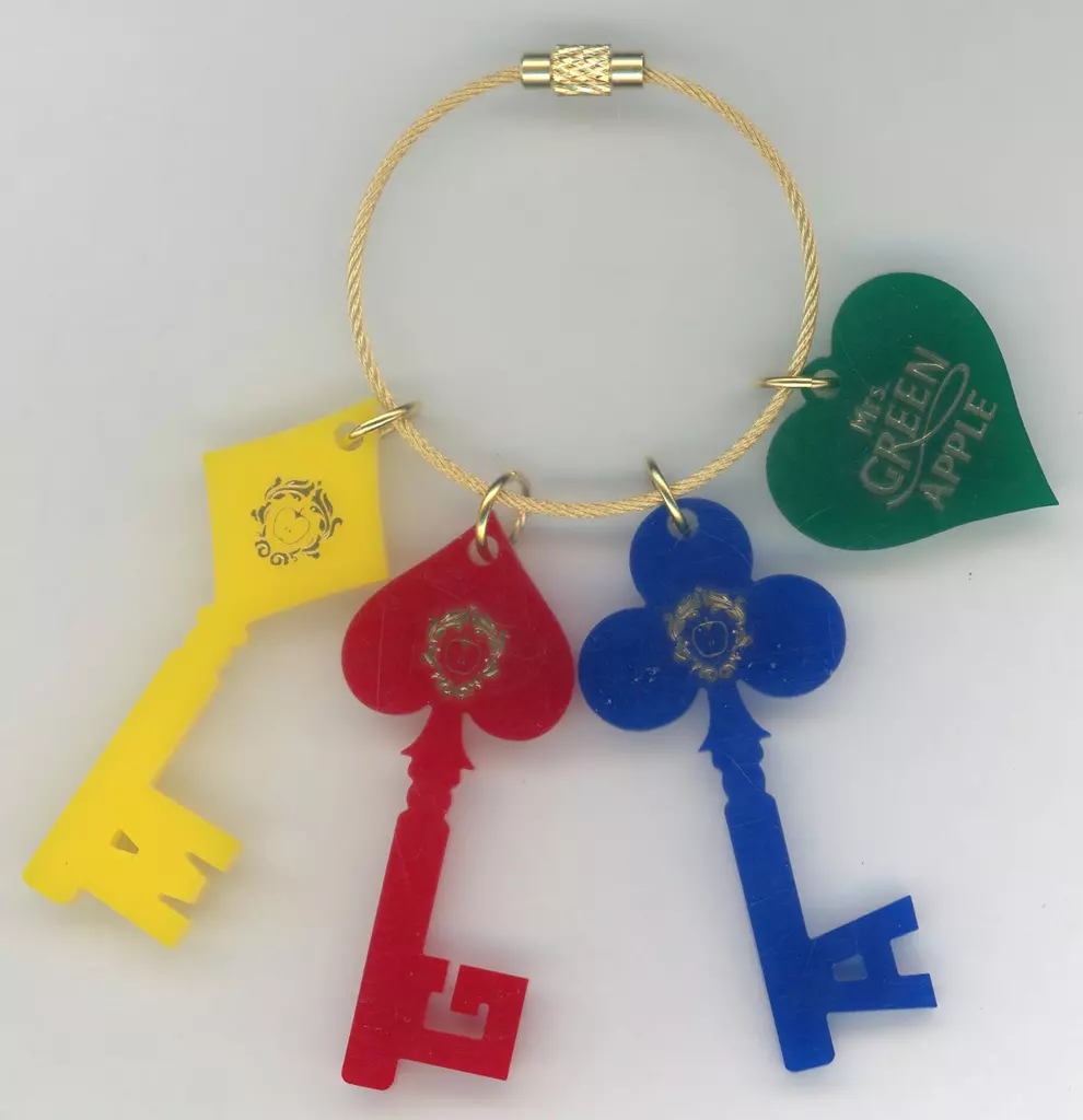 駿河屋 -<中古>Mrs. GREEN APPLE 3キーチャームセット 「Mrs. GREEN