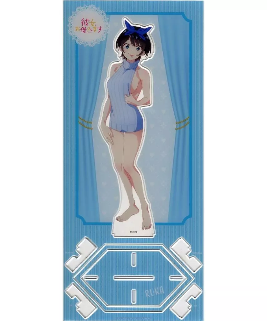 彼女、お借りします　DMMスクラッチ　A賞　トールアクリルスタンド　更科瑠夏 駿河屋 -<中古>更科瑠夏 トールアクリルスタンド 「DMMスクラッチ
