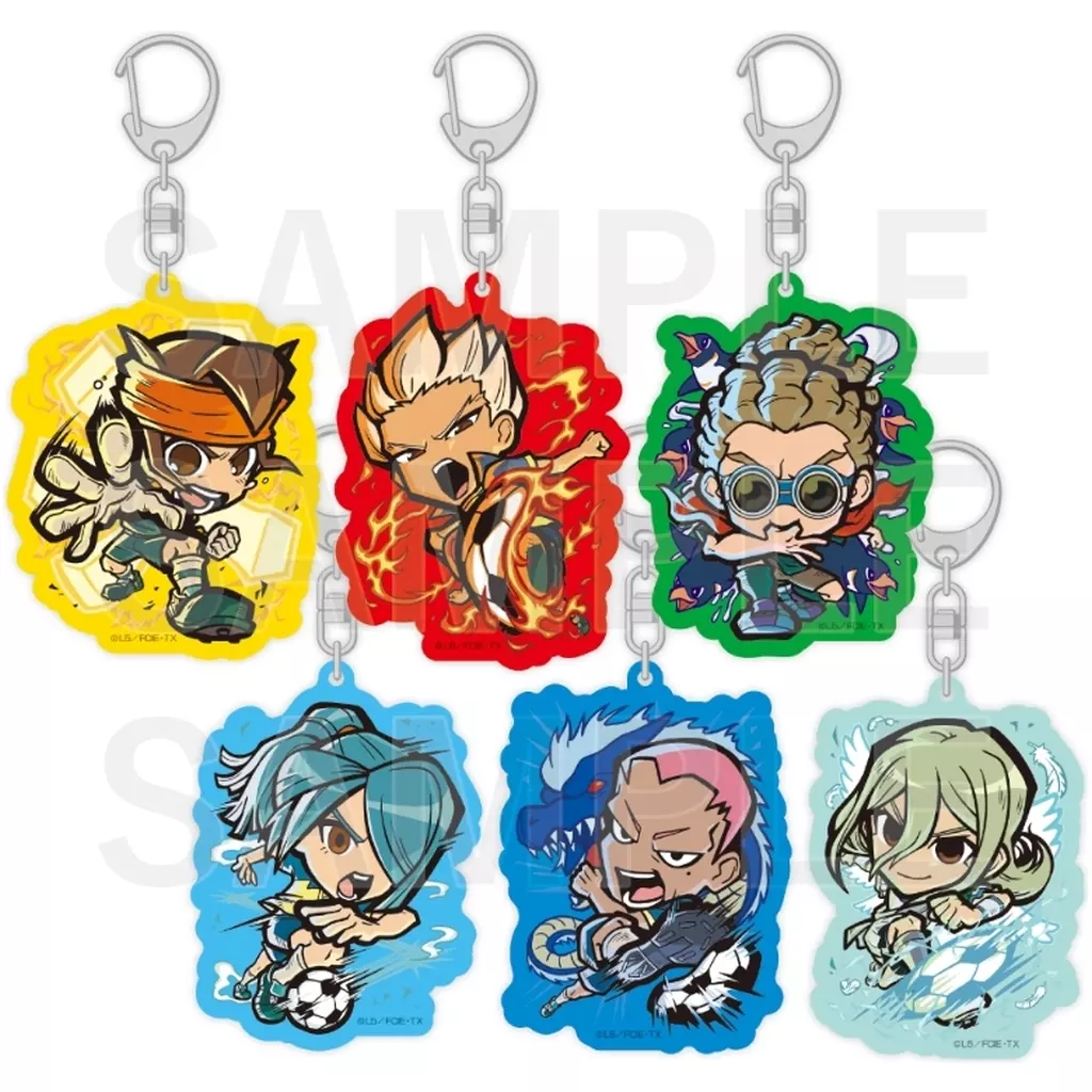 全6種セット 「イナズマイレブン POP UP SHOP in E-DINER イートゥーン トレーディングアクリル A」