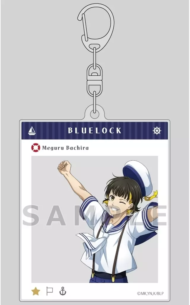 蜂楽廻(マリンルック) 描き下ろしオーロラアクリル 「ブルーロック POP UP SHOP 東京アニメセンター in DNP PLAZA SHIBUYA」