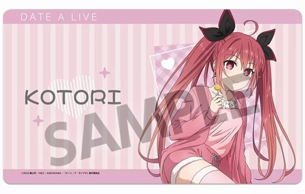 五河琴里(ナイトウェア ver.) 描き下ろしラバーマット 「デート・ア・ライブV」