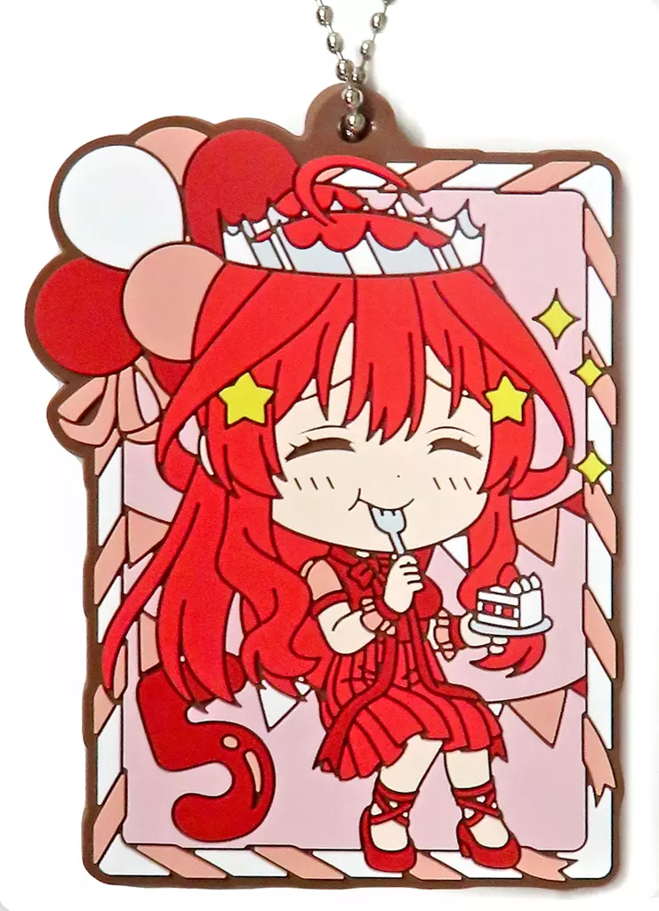 中野五月/長方形 ラバーチャーム きゅんキャラいらすとれーしょんず 「一番くじ 五等分の花嫁∽ ～五つ子セレブレーション～」 I賞