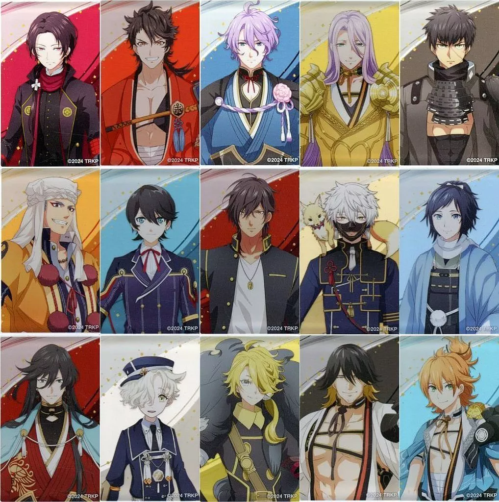 アクリルスタンド・アクリルパネル　全15種セット 「刀剣乱舞 廻 虚伝 -燃ゆる本能寺-×mixx garden ミニアクリルブロックコレクション 第三弾」