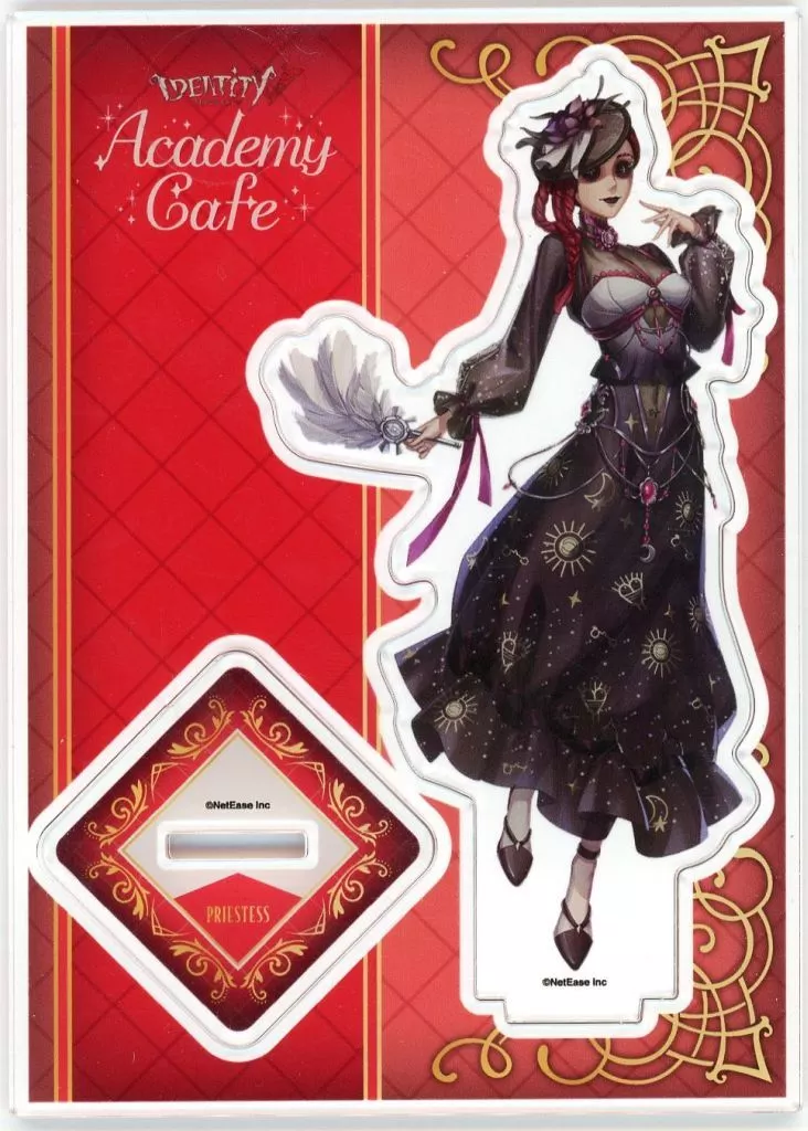 祭司(フィオナ・ジルマン) 等身アクリルスタンド(宝石モチーフver.) 「Identity V 第五人格 常設カフェ(Academy Cafe) VALENTINE&WHITE DAY Jewelry Party in SWEETS PARADISE 第3弾 後半」(枠欠品)