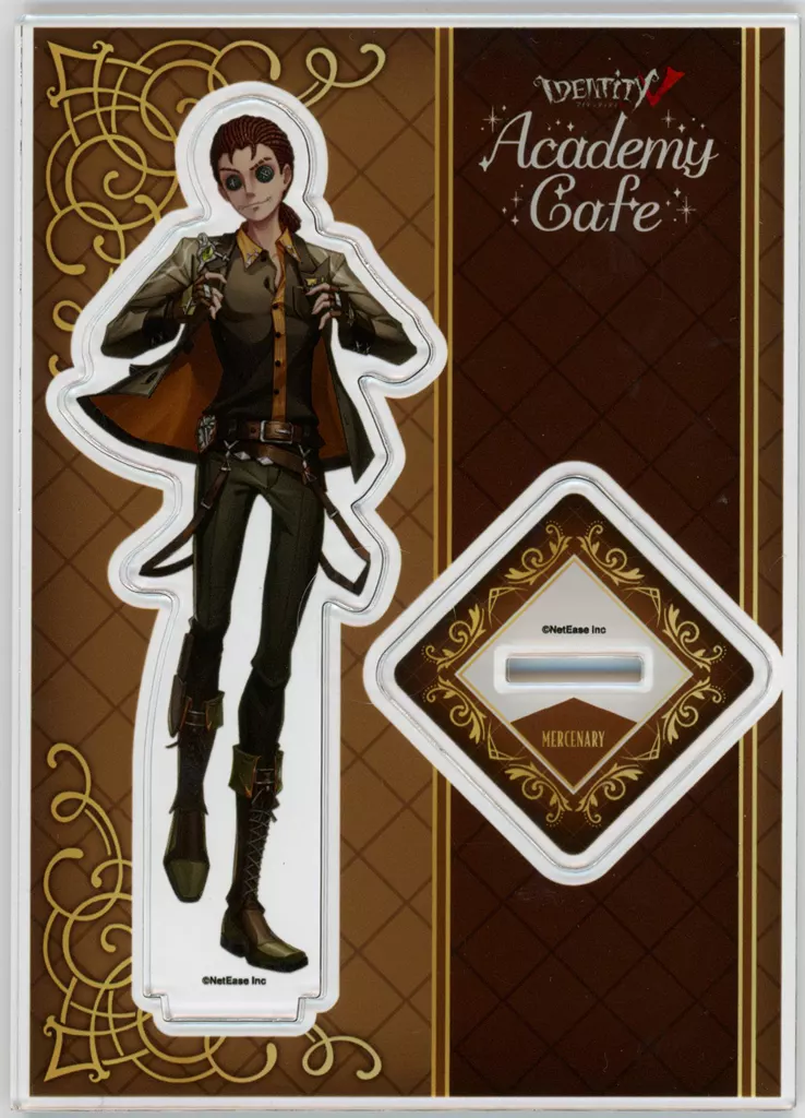傭兵(ナワーブ・サベダー) 等身アクリルスタンド(宝石モチーフver.) 「Identity V 第五人格 常設カフェ(Academy Cafe) VALENTINE&WHITE DAY Jewelry Party in SWEETS PARADISE 第3弾 後半」(枠欠品)
