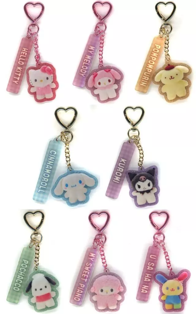 全8種セット 「サンリオキャラクターズ シークレットアクリル ぴったっとふれんず」