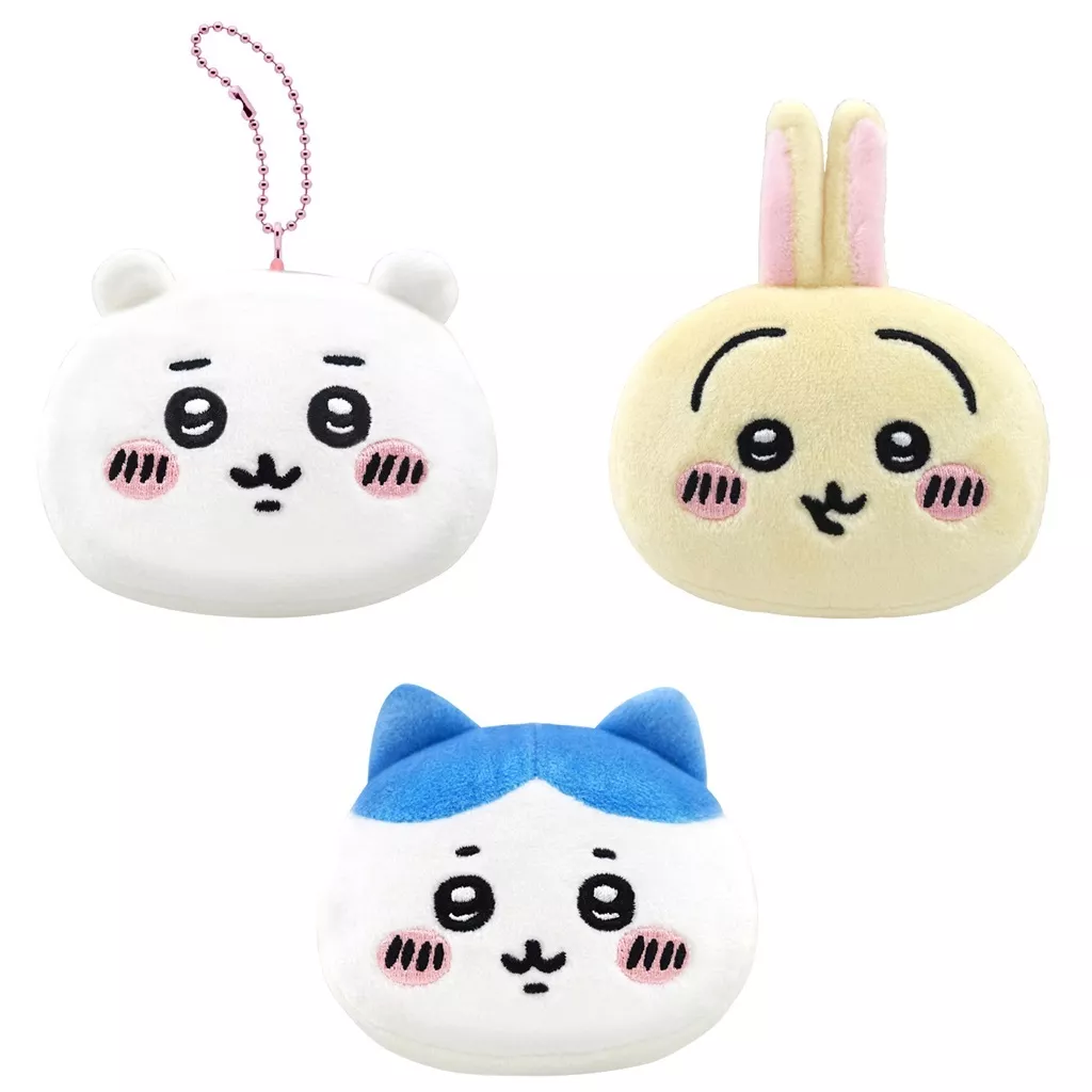 全3種セット 「ちいかわ もちもちフェイスマスコット」