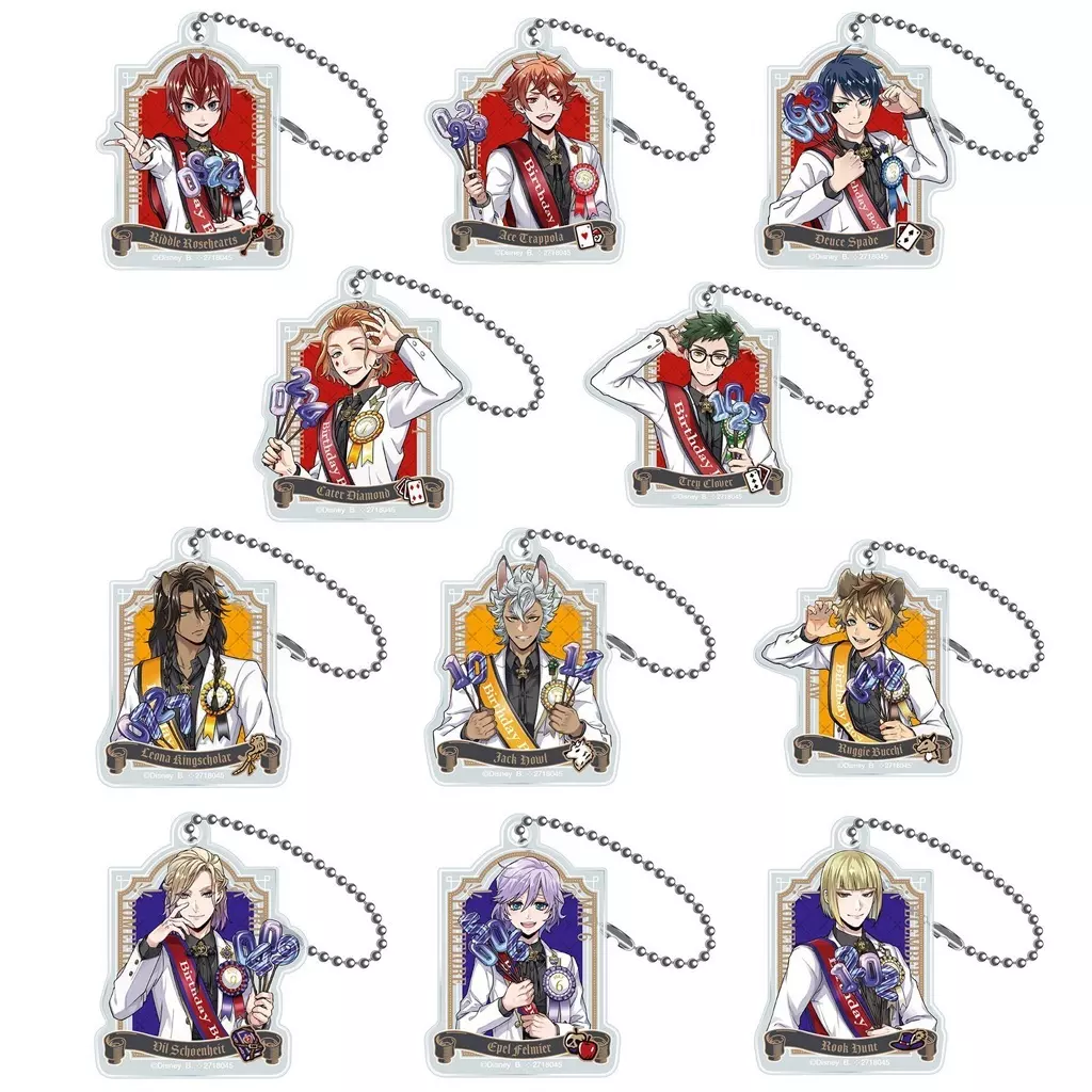 全11種セット 「ディズニー ツイステッドワンダーランド カプセルアクリルチャームvol.1」