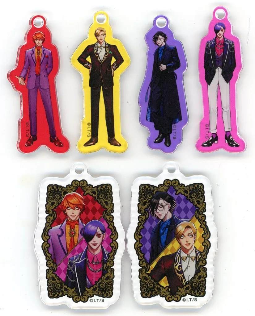 全6種セット 「ジャンケットバンク 描き下ろしアクリルコレクション スーツver.」