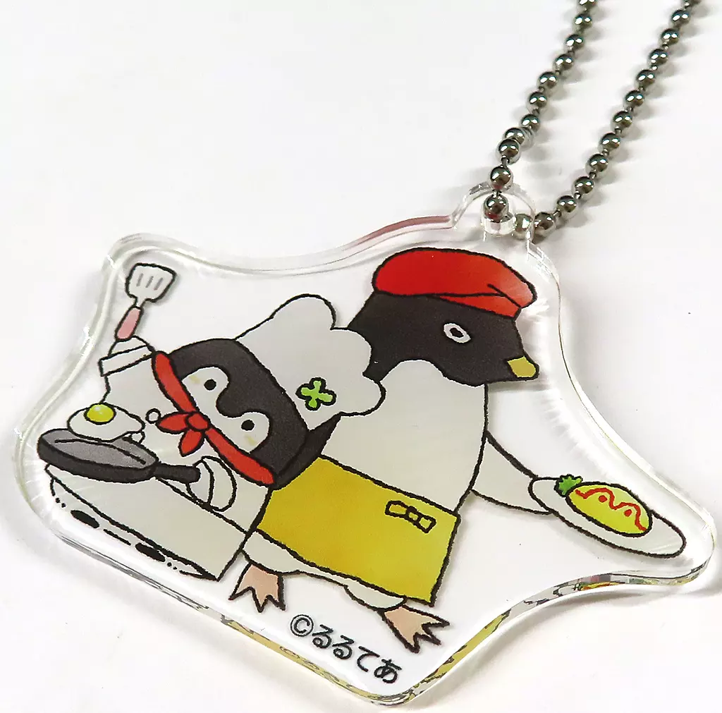 コウペンちゃん＆アデリーさん 「コウペンちゃん 原画展＆コラボカフェ アクリルキーチェーン」