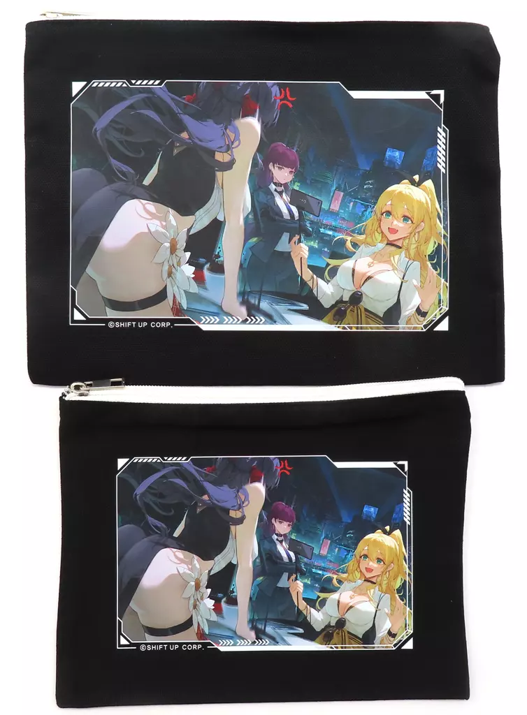 勝利の女神：NIKKE Exhibition パーカー タレント ポーチセット 駿河屋 -<中古>タレント ポーチセット 「勝利の女神：NIKKE Exhibition